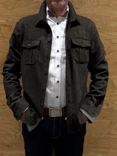 Meindl - Overshirt in dunkelgrün